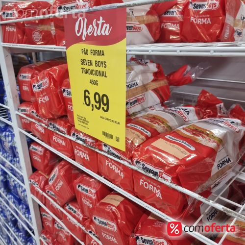 Pão de Forma Seven Boys Tradicional 450g