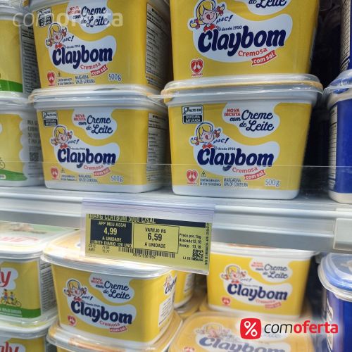 Margarina Claybom Com Sal 500g