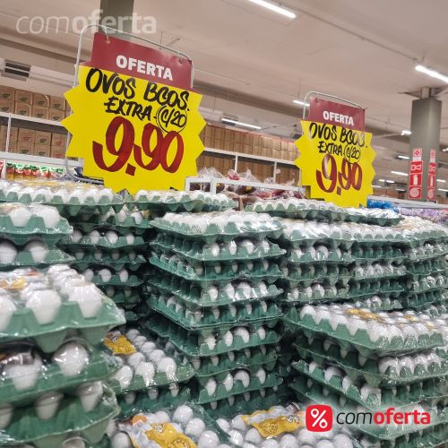 Ovos Brancos Pente 20 Unidades