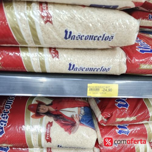 Arroz Branco Vasconcelos Tipo1 - 5Kg