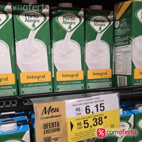 Leite Integral Porto Alegre 1 litro