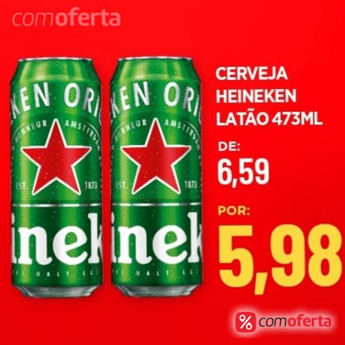 Cerveja Heineken 473ml - Latão