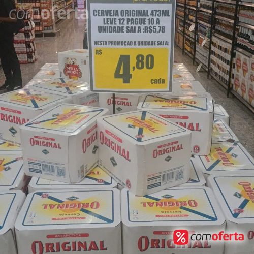 Cerveja Antarctica Original 473ml Latão