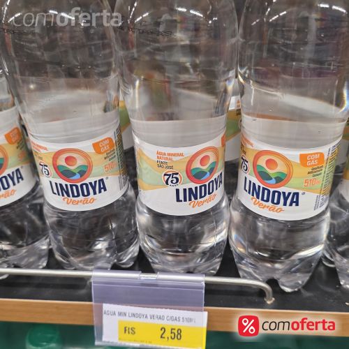 Água Mineral Lindoya c/Gás 510ml
