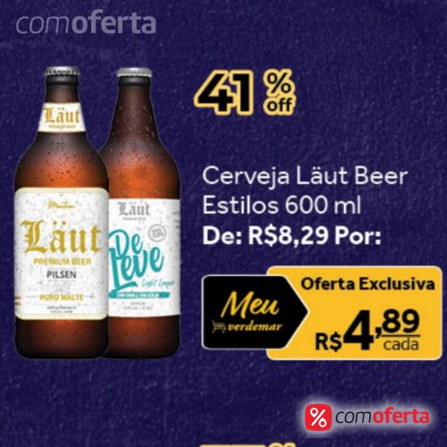 Cerveja Laut Pilsen 600ml