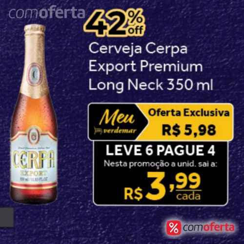 Cerveja Cerpa Long Neck 350ml