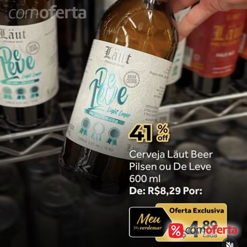 Cerveja Laut De Leve Hop Lager - 600ml