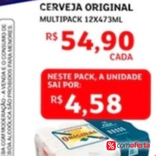 Cerveja Antarctica Original 473ml Latão