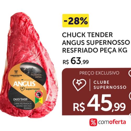 Chuck Tender Bovino Angus CaraPreta - Pacote