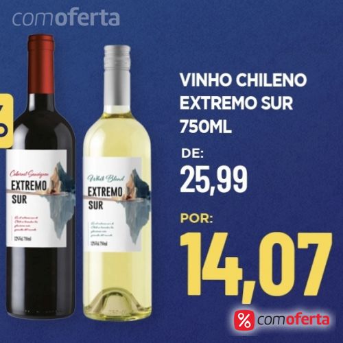 Vinho Chileno Extremo Sur 750ml