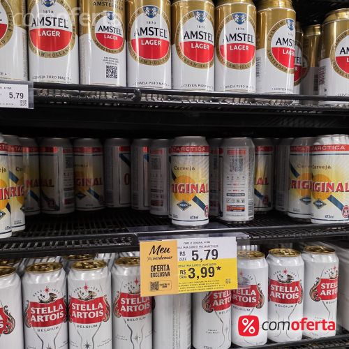 Cerveja Antarctica Original 473ml Latão