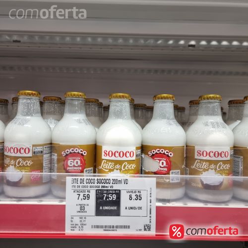 Leite de Coco Sococo 1L