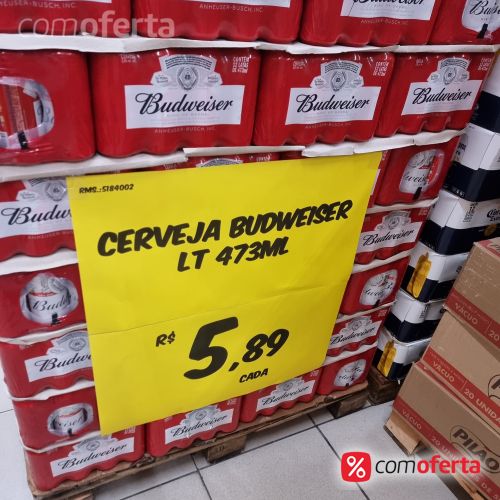Cerveja Budweiser 473ml - Latão