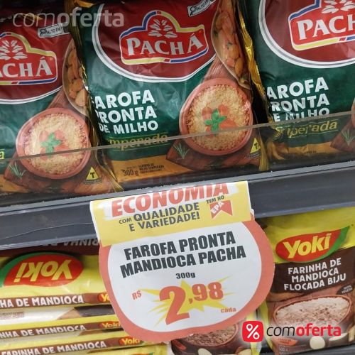 Farofa de Mandioca Pronta Pachá - 300g