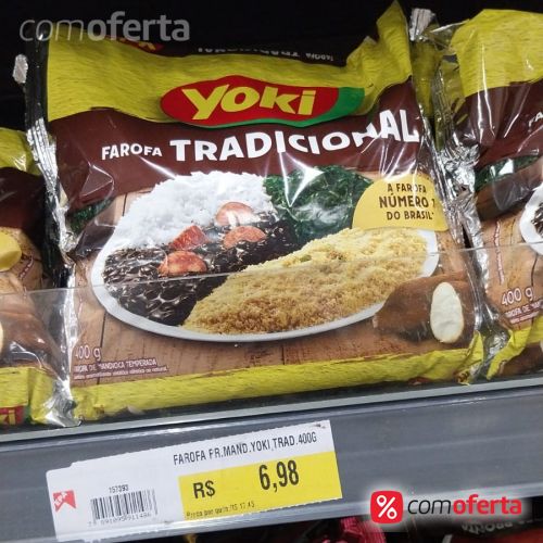 Farofa de Mandioca Pronta Yoki - 400g