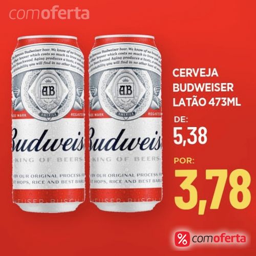 Cerveja Budweiser 473ml - Latão