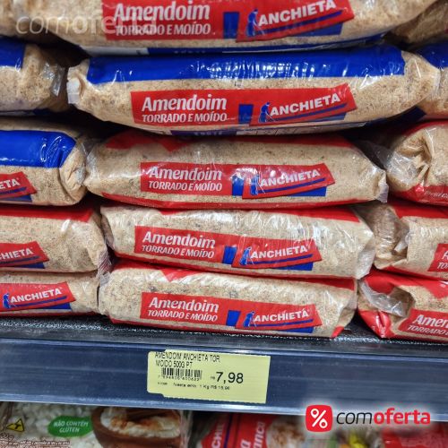 Amendoim Torrado Moido Anchieta 500g