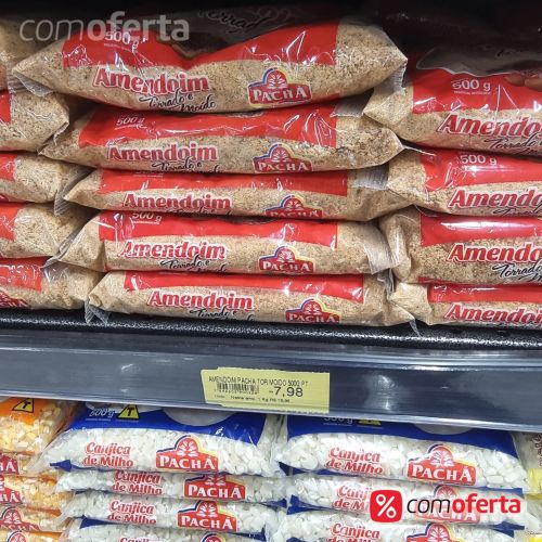 Amendoim Torrado e Moido Pachá 500G