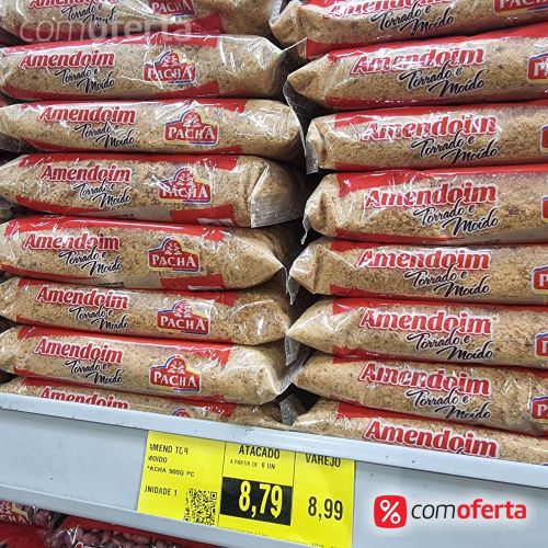 Amendoim Torrado e Moido Pachá 500G
