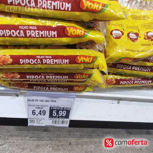 Milho Pipoca Yoki Premium 400g