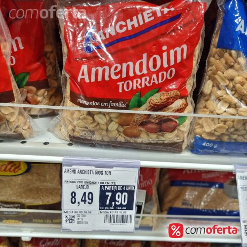 Amendoim Torrado Anchieta 500g