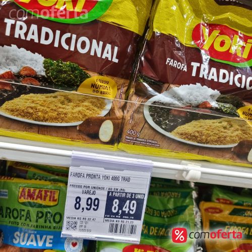 Farofa de Mandioca Pronta Yoki - 400g