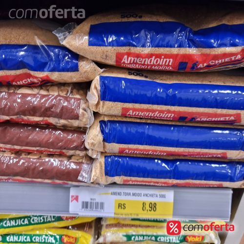 Amendoim Torrado Moido Anchieta 500g