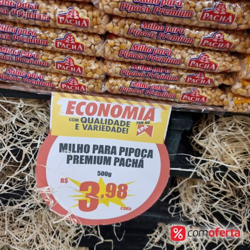 Milho para Pipoca Pachá Premium 500g