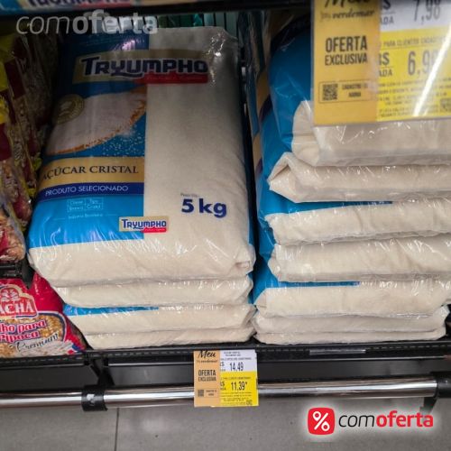 Açúcar Cristal Tryumpho 5kg