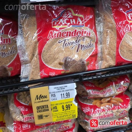 Amendoim Torrado e Moido Pachá 500G