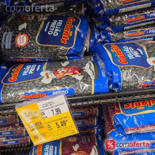 Feijão Preto Galante 1 kg