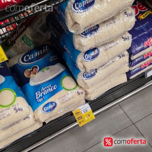 Arroz Branco Camil Tipo 1- 5kg