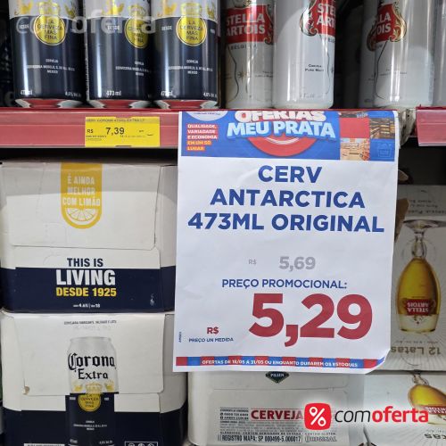 Cerveja Antarctica Original 473ml Latão
