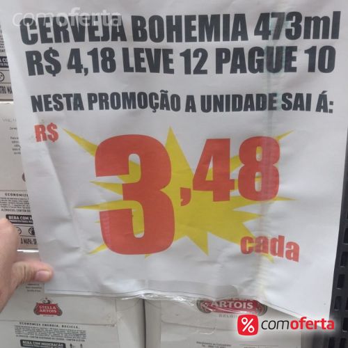 Cerveja Bohemia 473ml - Latão