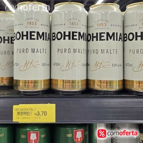 Cerveja Bohemia 473ml - Latão