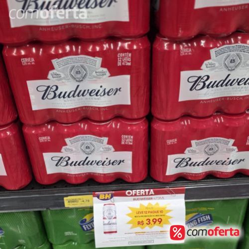 Cerveja Budweiser 473ml - Latão