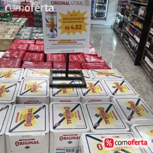 Cerveja Antarctica Original 473ml Latão