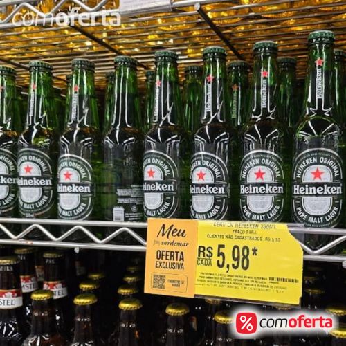 Cerveja Heineken 330ml Long Neck