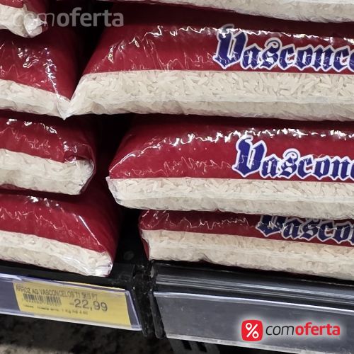 Arroz Branco Vasconcelos Tipo1 - 5Kg