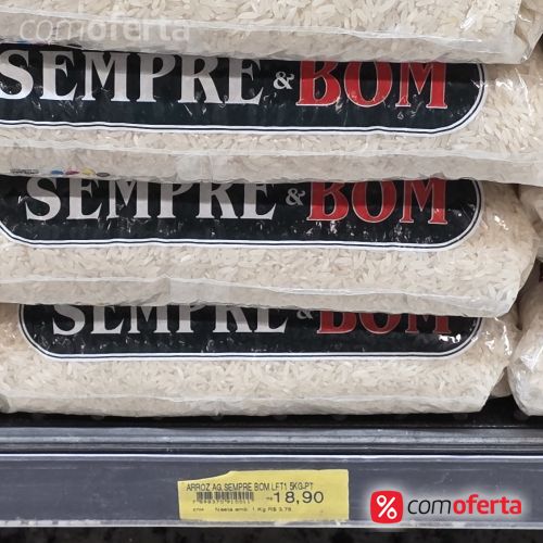 Arroz Branco Sempre Bom Tipo 1 -  5Kg