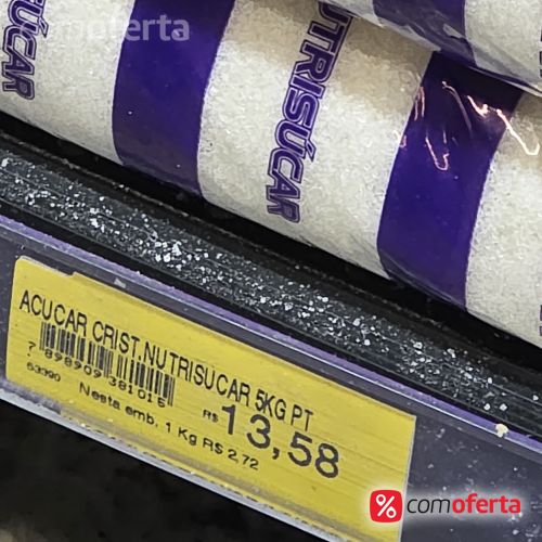 Açúcar Cristal Nutrisúcar 5kg