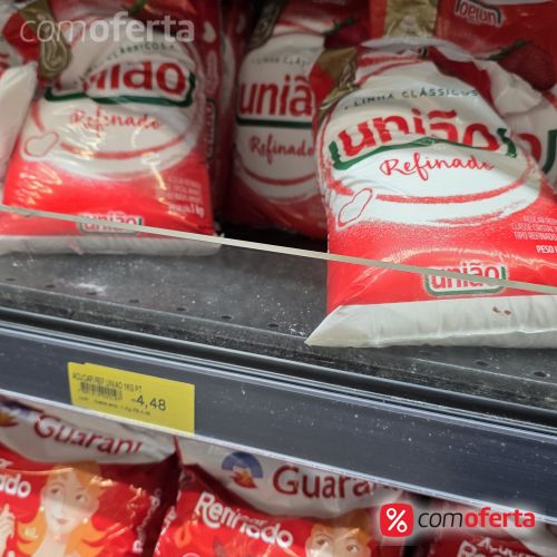 Açúcar Refinado União Pacote 1kg