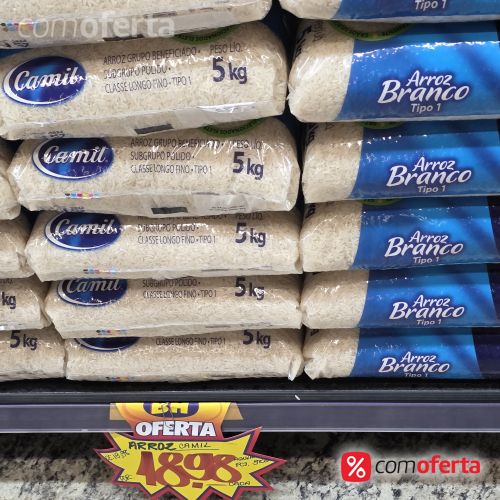Arroz Branco Camil Tipo 1- 5kg