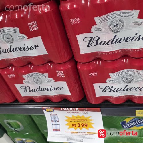 Cerveja Budweiser 473ml - Latão
