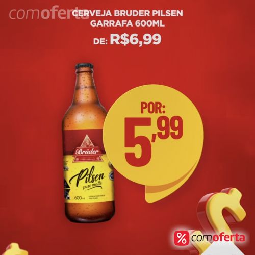 Cerveja Bruder Pilsen 600ml