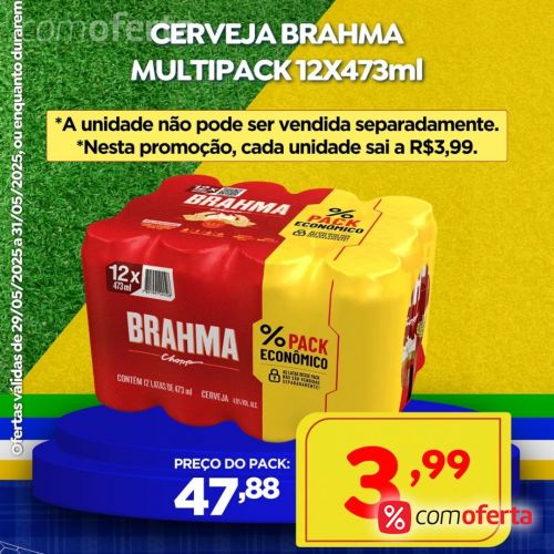 Cerveja Brahma 473ml - Latão