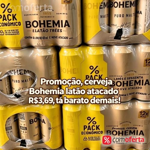 Cerveja Bohemia 473ml - Latão