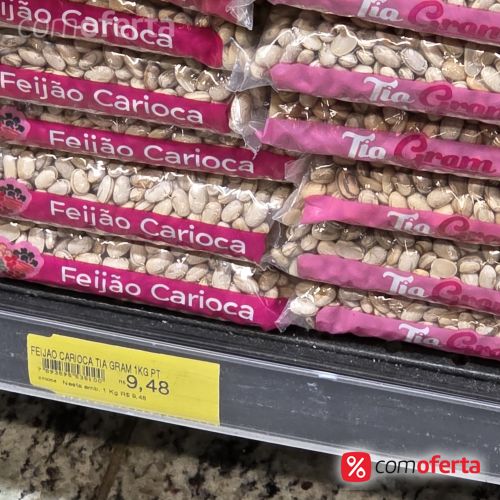 Feijão Carioca Tia Gram - 1Kg