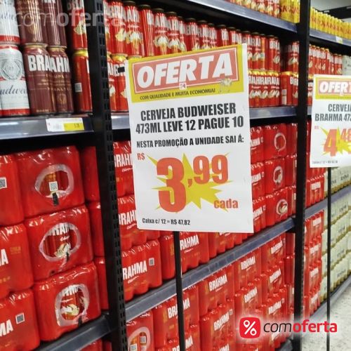 Cerveja Budweiser 473ml - Latão