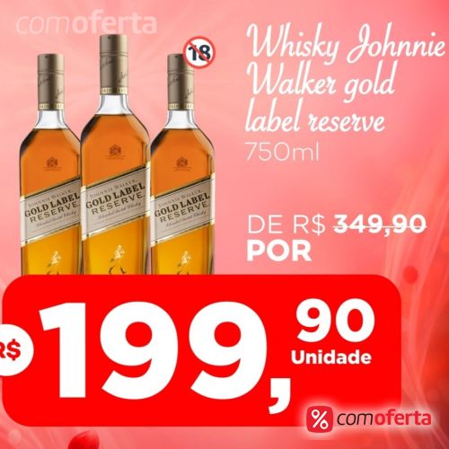 Whisky Johnnie Walker Gold Label Reserve 750ml